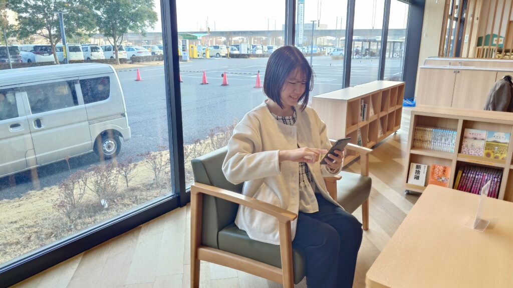 つくば市のインターネット投票風景